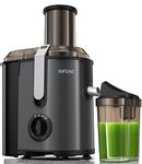 SiFENE Centrifugal Juicer Machine, 800W High-Yield with 3.2" Wide Feed Chute for Whole Fruit & Veggie Processing, Stainless Steel BPA-Free, Quick & Simple Easy to Clean, Gray