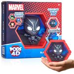 WOW! PODS 4D Marvel Black Panther | Unique Connectable Collectable Bobble-head figure that Bursts from their World into Yours | Wall or Shelf Display | Marvel Toys and Gifts | Series 1 no. 411