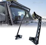 Xprite Windshield Mounting Brackets for 50 Inch LED Light Bar and Pod Light, Light Bar Mounts Compatible with 2007-2018 Jeep Wrangler JK, 2PCS