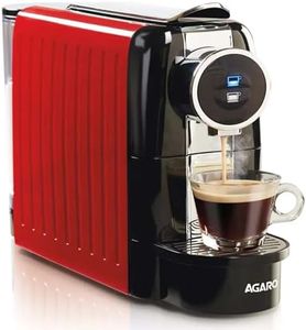 AGARO Galaxy Capsule Coffee Maker, Single Shot Espresso, Powerful 20 Bar Pressure, 650ml Water Tank, Automatic Temperature Control, Custom Brewing Volume, Anti Drip, Metal Body, Red.