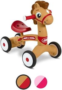 Radio Flyer Lil' Racers: Percy The Pony Ride on Toy, for Ages 1-3,Red