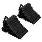 Wheel Chocks, 2Pcs Car Anti-slip Block Tyre Anti Slip Blocks Wheel Stopper Alignment Block Tire Support Pad Tyre Saver Brake Stoppers