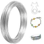 40m/20 Gauge 0.8mm Aluminum Craft Wire, jewellery wire,aluminium wire for Jewellery Making,Bendable Metal Wire for Sculpting, Bike Modelling Skeleton Crafting Floral Making, Wire Weaving and Wrapping