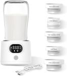 DrBash Portable Bottle Warmer with 4 Temperature Settings – Travel Baby Bottle Warmer, Leak-Proof O-Ring, Fast Heating Breastmilk Warmer, Safe Material, Compatible with Dr. Brown’s, Medela, Tommee Tippee, Comotomo