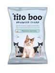 Tito Boo Scented Bentonite Cat Litter - 6 Kg - All-Natural, Clumping, and Odor-Control Formula for Cats - Mystical Jasmine