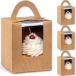 VGOODALL Kraft Cupcake Boxes,50pcs 
