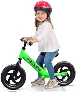 Balance Bike Kids Lightweight Pedal Free Cycle | Balance Learning Bicycle | Suitable for Girls and Boys 2-5 Years Old (Green)