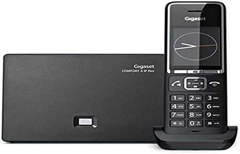 Gigaset Comfort 550 A IP Flex, VoIP sans Fil et analogique, adapté à Tous Les opérateurs téléphoniques. Noir, Italie