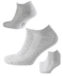 SONNORS 6-Pairs Gray Trainer Socks Womens & Mens - Low Cut Short Basketball Socks Mens 12-15