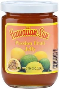 Hawaiian Sun Lilikoi Jelly, Exotic Passion Fruit Preserves - Exotic Fruit Spread for Bread & Snacks Sandwich - Jams, Jellies & Preserves from Real Passionfruit Purée (Lilikoi Puree) and Sugar (10 oz)