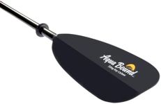 AQUA BOUND Sting Ray Carbon Kayak Paddle - Carbon Shaft/Carbon Blade, 2 Piece (Versa-Lok), Black, 210-225 cm