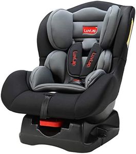 LuvLap Joy Convertible Car Seat for Baby & Kids, 0Months to 4 Years, Rearward & forward facing, European ECE R44/04 Safety standard Certified Baby Car Seat, adjustable headrest & harness, Black & Grey