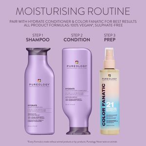 Pureology Hydrate Moisturising Shampoo – Sulphate Free, Vegan, 266ml