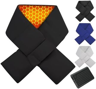Women Men Heated Scarf Rechargeable Electric Neck Warmer Battery Thermal Clothes Winter Outdoor Apparel USB Shawl Wrap Pad Blanket Hat Ear Muff Socks Travel Essential Hiking Gear Camping Accessories
