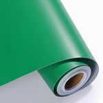 SUNBIRD Green Peel and Stick Wallpaper, Contact Paper for Cabinets, PVC Removable Wallpaper Green Textured Wall Covering for Desk Drawer Shelf Liner (24 X 48 Inch)