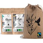 ORIGEENS FAIR TRADE ORGANIC COFFEE BEANS 2x250g | Coffee gift set, Hand roasted | Arabica Whole Beans | Coffee hamper