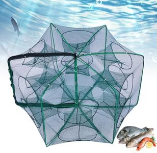 The Magic Foldable Fishing Trap, 2025 Premium The Magic Fishing Trap Fishing Kits Outdoor, Fishing Net for Minnow Fish Shrimp Crawfish Crab Fishing (D)
