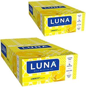 LUNA BAR - Gluten Free Bars - Lemon Zest Flavor - (1.69 Ounce Snack Bars, 30 Count)