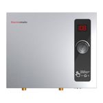 Tankless Water Heater Electric 14kW 240 Volt, thermomate On Demand Instant Endless Hot Water Heater, Digital Temperature Display Easy Installation, for Residential Sink & Shower, 58A Gray