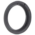 Topiky EOS Mount Reverse Adapter Ring,Aluminium Alloy Durable Mid-focus Lens into Macro Lens Manual Aperture/Focused Macro Shooting Reverse Adapter Ring for Canon EOS Mount DSLR Camera (EOS-58mm)