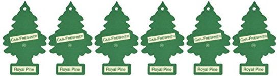 LITTLE TREES Car Air Freshener | Hanging Paper Tree for Home or Car | Royal Pine | 6 Pack