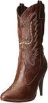 Ellie Shoes Women's 418-Cowgirl Western Boot, Brown, 6 US