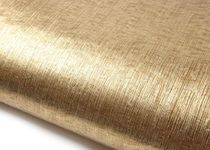 ROSEROSA Peel and Stick PVC Metallic Self-Adhesive Wallpaper Covering Counter Top Shelf Liner Gold (NI997 : 2.00 Feet X 6.56 Feet)