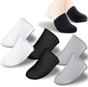 Toe Warmers and Slipper Socks Set, 3 Pairs Neoprene Toes Socks, Assorted Colors, for Women Men Kids Adults