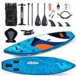 Zupapa 10'6 Inflatable Stand Up Paddleboards | Paddle Board with kayak seat | Surfing Board Kit for Youth & Adults |Complete Accessories | 3 Year Warranty