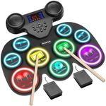 Electric Drum Set with 7 Color LED 