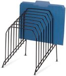 Officemate Large Incline Sorter, 8 Compartment, Wire, 8.5 x 10.375 x 12.625 Inches, Black (25212)