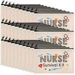 30 Pieces Nurse Makeup Bags Nurse Survival Kit Bag Nurse Gift for Women, Nurse Practitioner, Nursing Student, Nurses Week Gifts Funny Travel Cosmetic Bag Mini Multi Purpose Toiletry Bag