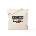 CafePress Retired Under New Management Tote Bag Natural Canvas Tote Bag, Reusable Shopping Bag