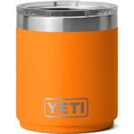 YETI Rambler, Vacuum Insulated Stainless Steel Stackable Lowball 2.0 with MagSlider Lid, King Crab, 10oz (296ml)