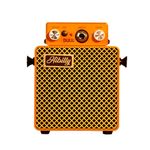 Hibilly Dull3 Mini Guitar Amplifier Rechargeable Guitar Compact and Pocket Amp for Professional Performances and Practice Sessions (Sunset Orange)