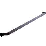 RTZEN Farmhouse Towel Rack for Bathroom - Handcrafted Wrought Iron Kitchen Towel Bar Straight Wall Mount Rod - Large Matte Black Towel Hanger for Home or Office - 26" Rack Fits 24" Towels (Large)