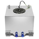 DNAMotoring ALU-FT-T3 Aluminum 8-Gallon Fuel Cell Gas Tank,Chrome