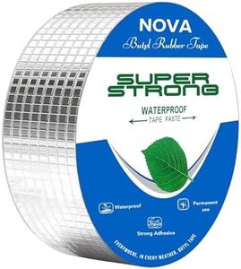 NOVA LINT REMOVER Waterproof Tape Heavy Duty Water Leakage Tape For Roof Leakage Water Tank Leakage Aluminum Foil Insulation Tape, Leak Proof Strong Adhesive Tape For Water Leakage | 5 M X 5 Cm