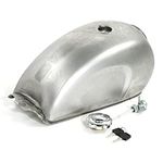 XMT-MOTO 2.4 Gallon 9L 2.4GAL Fuel Gas Tank Cap Universal For Motorcycle Honda Cafe Racer