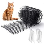 Hmyomina 13FT Cat Scat Mat for Cats Prickle Strips Pest Repellent Spike Deterrent Mat with 12 Garden