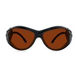 FreeMascot OD 6+ 190-550nm / 800-1100nm Wavelength Laser Safety Glasses for 405nm, 450nm, 532nm, 808nm, 980nm,1064nm Laser (Style 2)