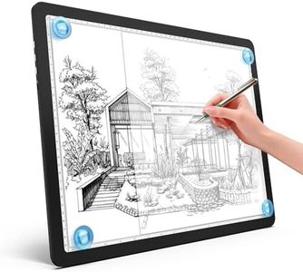 Heanolier A3 Artist tracing Light Box Copy Table,(18.2" L x 13.4" W) Super Bright Magnetic Light Pad with Side Buttons,USB-C Power Dimmerable Light Board for Diamond Painting,Tattoo Drawing,Sketching