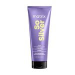 Matrix Hair Mask, So Silver Conditioning Toning Mask, Neutralizes Yellow Tones, Neutralizes Brassy Tones, Tones Blonde and Silver Hair, For Blonde Hair/ Silver Hair/ For Grey Hair, Packaging May Vary