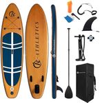 Inflatable Stand Up Paddle Board (6 Inches Thick), ISUP Package W/Premium SUP Accessories & Backpack, Non-Slip Deck,Fins, Adjustable Paddle, Leash, Hand Pump,Standing Boat for Youth & Adult