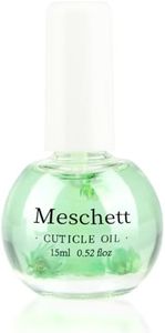 Meschett Cuticle Oil for Nails,Cuticle Oil Contain Sweet Almond Oil for Nail Repair and Growth Treatment,Nail Strengthener for Damaged Nails,Aloe 15ml