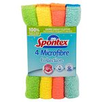 Spontex Microfibre Cloths, Pack of 4