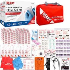 Ready First Aid - CSA Type 3 Intermediate First Aid Kit - Suitable For Workplace With A Moderate Or High Risk Work Environment Including First Aid Bag (Small For 2-25 Workers)