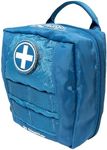 Kurgo Pet Tactical First Aid Kit, Dog First Aid MOLLE Harness Attachment, Detachable Pouch for MOLLE Dog Harness (First Aid Kit), Coastal Blue