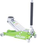 ARCAN 3-Ton Hybrid Aluminum and Steel Low Profile Floor Jack with Dual Pump Pistons, Reinforced Lift Arm, Rubber Saddle Protection, and Side Carry Handle, Model A20004
