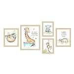 ArtbyHannah 5 Pack Framed Funny Woo